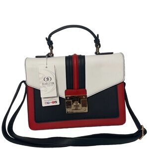 Scarleton High Quality Faux Leather Sturdy Shoulder Bag Gold Hardware Twist Lock